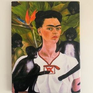 Frida Khalo canvas portrait.